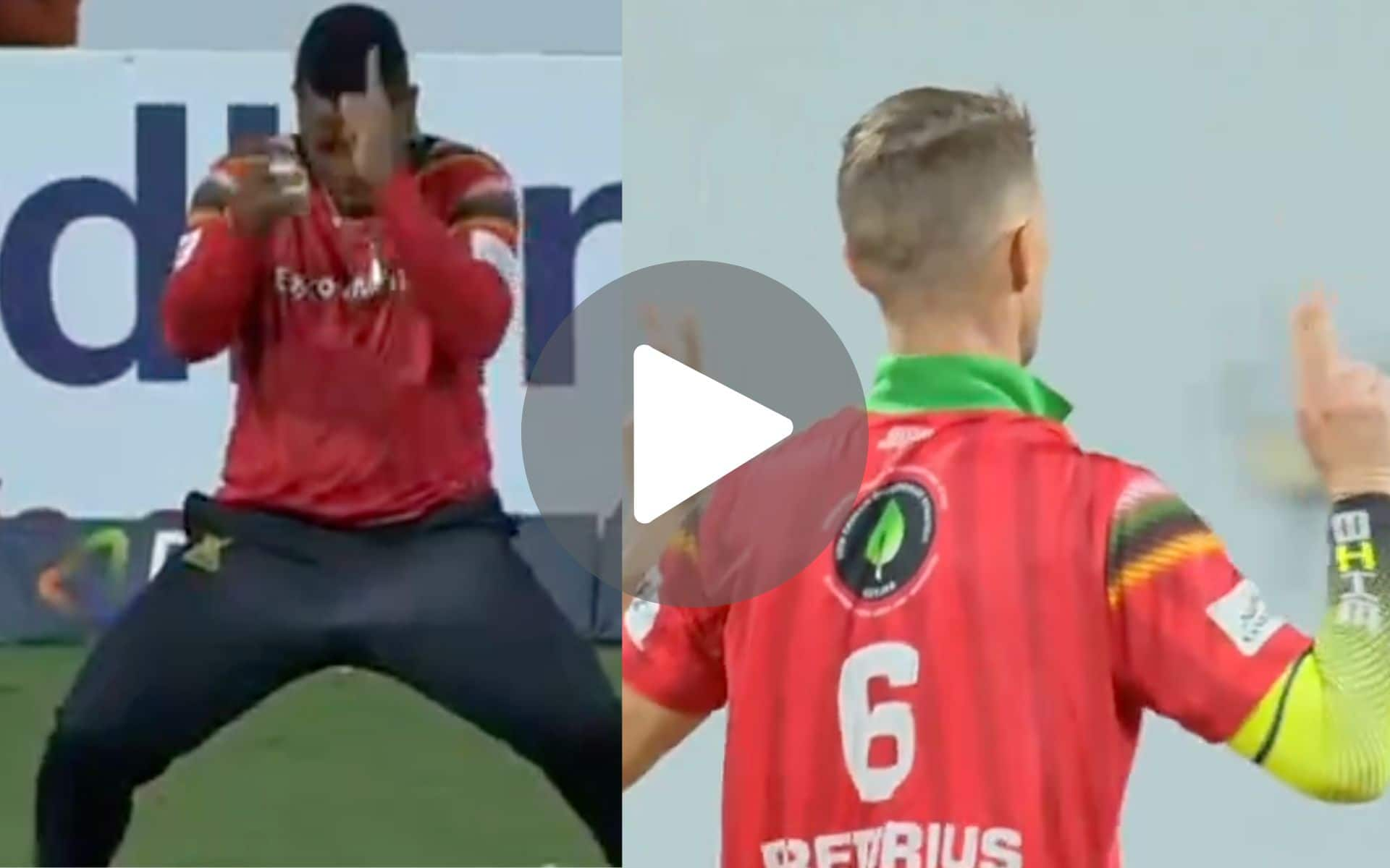 [Watch] Shimron Hetmyer's Dance Moves After Taking The Catch Of Royals' Captain Lights Up The CPL 2024